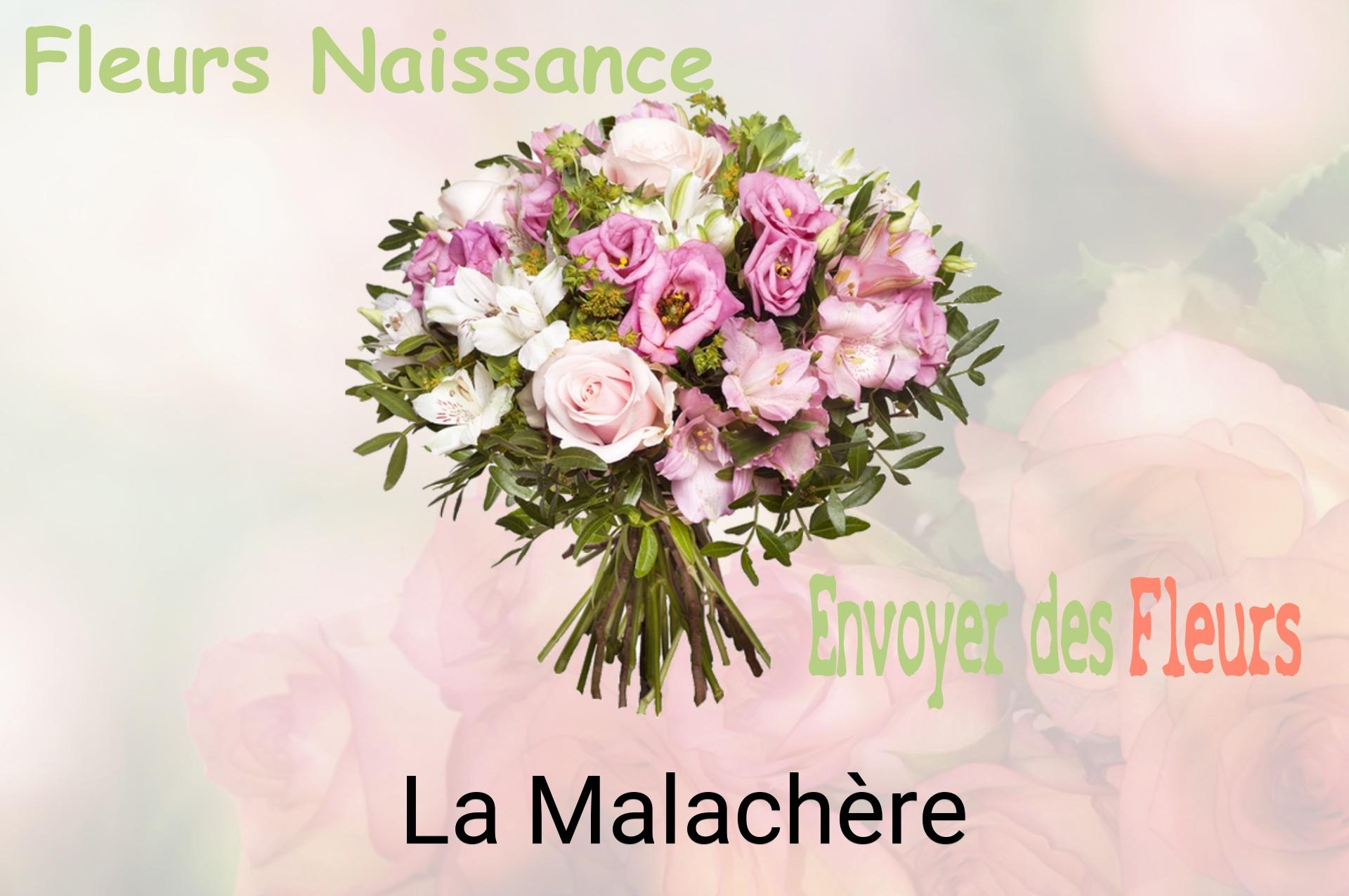 Bouquet de fleurs de naissance livré à La Malachère